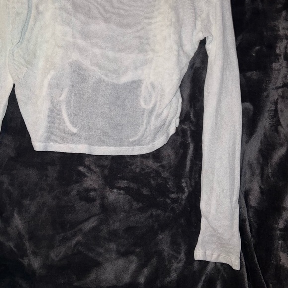 Princess Polly Zoey Sheer Top Size 2 - Picture 15 of 16